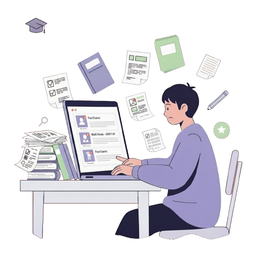 Ilustração dos filtros e consulta à provas